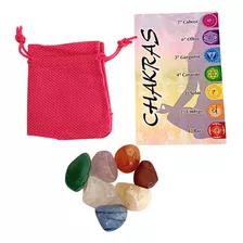 Mini Pedras Dos Chakras Com Saquinho Para Guardar