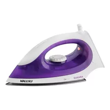 Ferro De Passar Roupas Mallory Sahara Base Antiaderente 110v Cor Branco/roxo 127v