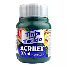 Tinta Para Tecido Acrilex Fosca 37ml - Cinza Onix