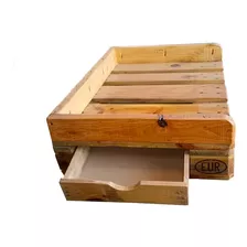 Cama Para Perro De Madera Con Cajón Estilo Vintage