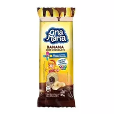 Bolo Ana Maria Banana Com Chocolate 35gr - Kit Com 18