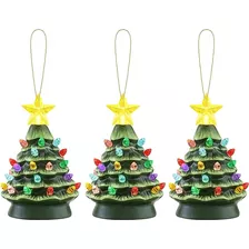 Mr Christmas Arbol De Navidad Nostalgico De Ceramica Con Led