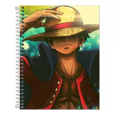 Caderno One Piece Escolar 10 Matérias 160 Folhas
