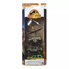 Vehiculo Auto Matchbox Pack X5 Jurassic World 