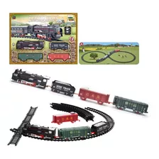 Trem Trenzinho Locomotiva De Brinquedo Com Pista Presente