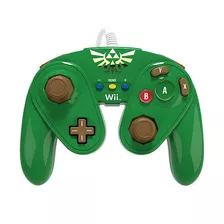 Wired Controller Pad Lucha Para Nintendo Wii U - Enlace