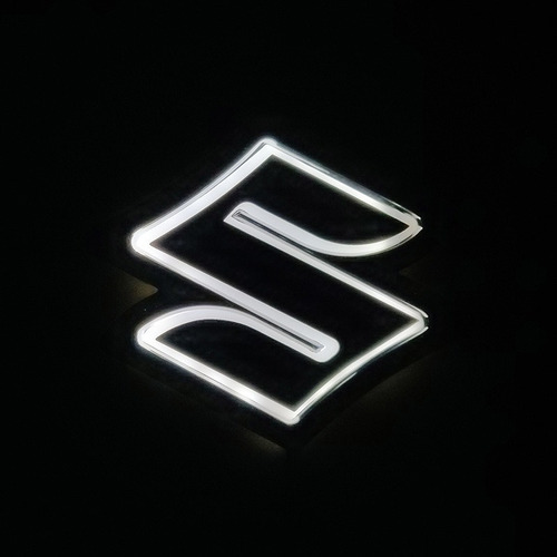 Logo Coche Led Varios Colores Suzuki Emblema 5 D Foto 2