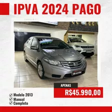 Honda/city Lx 1.5 Flex Manual 2012/2013 Ipva 2024 Pago