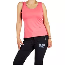 Camiseta Mujer Musculosa Bamboo. Elasticada. Colores O727