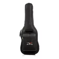 Capa Bag Para Guitarra Avs Ch200 Acolchoada Preta Begmm20 