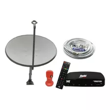 Kit Antena Ku Com Receptor Bedinsat E Cabo Rg06 67%