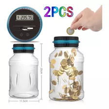 2pcs Moeda Digital Mealheiro Para Meninos E Meninas