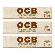 Ocb Slim King - Papel De Liar Organico (3 Unidades)