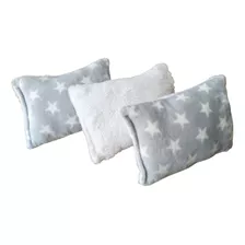 Almohada Deco Bebé - Polar Soft + Corderito 20x30cm