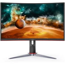 Monitor De Juego Supercurvo De 27 Pulgadas, Qhd 2k, Aoc Cq27