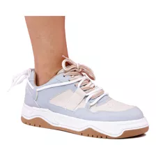 Zapatillas Urbanas Doble Cordon Suela Goma Mujer Dash