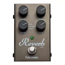 Pedal De Efeito Fuhrmann Reverb Rv-1 Marrom