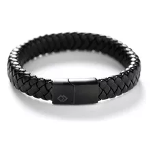 Pulsera Walla Urban Cuff Cierre Magnético Cuero Hombre