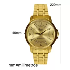 Reloj Caballero Bazz Resistente Al Agua Original Acero