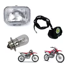 Farol Bloco Óptico Crf 230 Crf 250 F Soquete Chicote Lampada