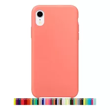 Capa Capinha Silicone Aveludada Compatível C iPhone XR