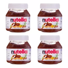 Kit Com 4 Unidades De Nutella 140g