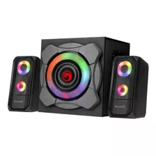 Sistema De Parlantes Con Sonido Envolvente 2.1 Marvo Rgb 