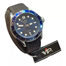 Relógio Marca Vip Sea Master Analogico Calendário