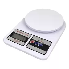 Balança Digital De Precisão Cozinha 10kg Dieta Nutrição Capacidade Máxima 10 Kg Cor Branco