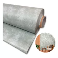 Tecido Corino Estilo Cimento Queimado Papel De Parede 8mts