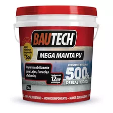 Mega Manta Liquida Pu Bautech 12kg Cor Branco