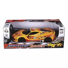 Brinquedo Carro C/controle Remoto S/fio Sport Racer Pica Pau