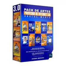 Pack 25 Artes Provedor De Internet Psd 3.0 - Social Media