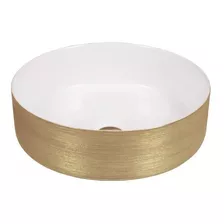 Bacha Apoyo P/ Mueble Baño Lavabo Dune Heller Whitegold 36cm