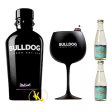 Gin Bulldog 700ml Importado + Copa Black + 2 Tonicas Regalo