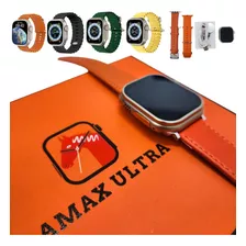 Smartwatch Amax Ultra 49mm Android Ios Inteligente Nfe