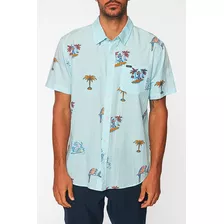 Camisa Artist Series Jhon Schubert Hombre Azul-s Oneill