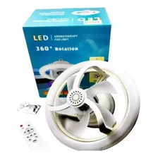 Lampada Ventilador Teto 50w Remoto Luz Rgb E27 Rotação 360º.