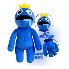 Pelúcia Rainbow Friend Roblox Boneco Monstro Azul Blue Babão