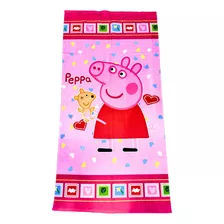 Toalha Infantil Banho Praia Algodão Grande Peppa Pig