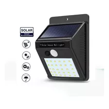 Lámpara Led Solar 20 Leds Jardin Patio Con Sensor De Luz