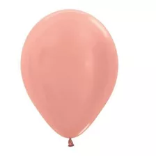 Balão De Látex R12 - Rose Gold - Sempertex (1 Pacote)