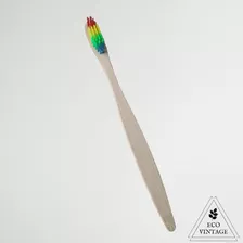 Escova De Dentes De Bambu Colorida - Cerdas Macias