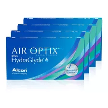 Lentes De Contato Air Optix Plus Hydraglyde (4 Cxs + Estojo)