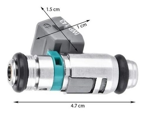 Inyector Combustible Nissan Renault Clio Platina Gasolina Foto 7
