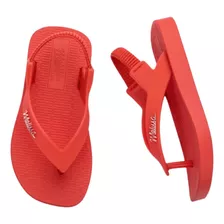 Mini Melissa Sun Long Beach Baby Vermelho