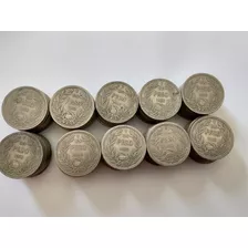 100 Monedas Chile 1 Peso 1933 Níquel De F A Vf(9
