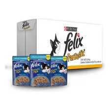 Purina® Felix® Fantastic Mix Gato Adulto Sobre Pollo 24x85g