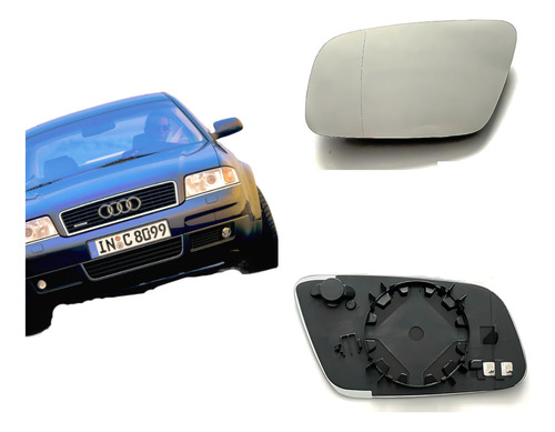 Foto de Luna Espejo Lateral Izquierdo Compatible Audi A6 1999-2005