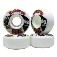 Roda Moska Skate 53mm Branca